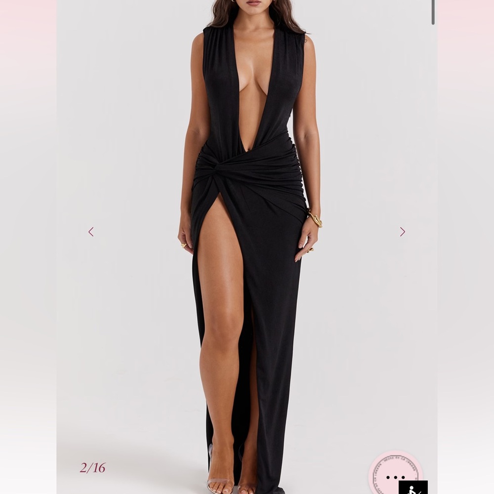 House of CB Larelle plunge dress - Picture 3 of 6